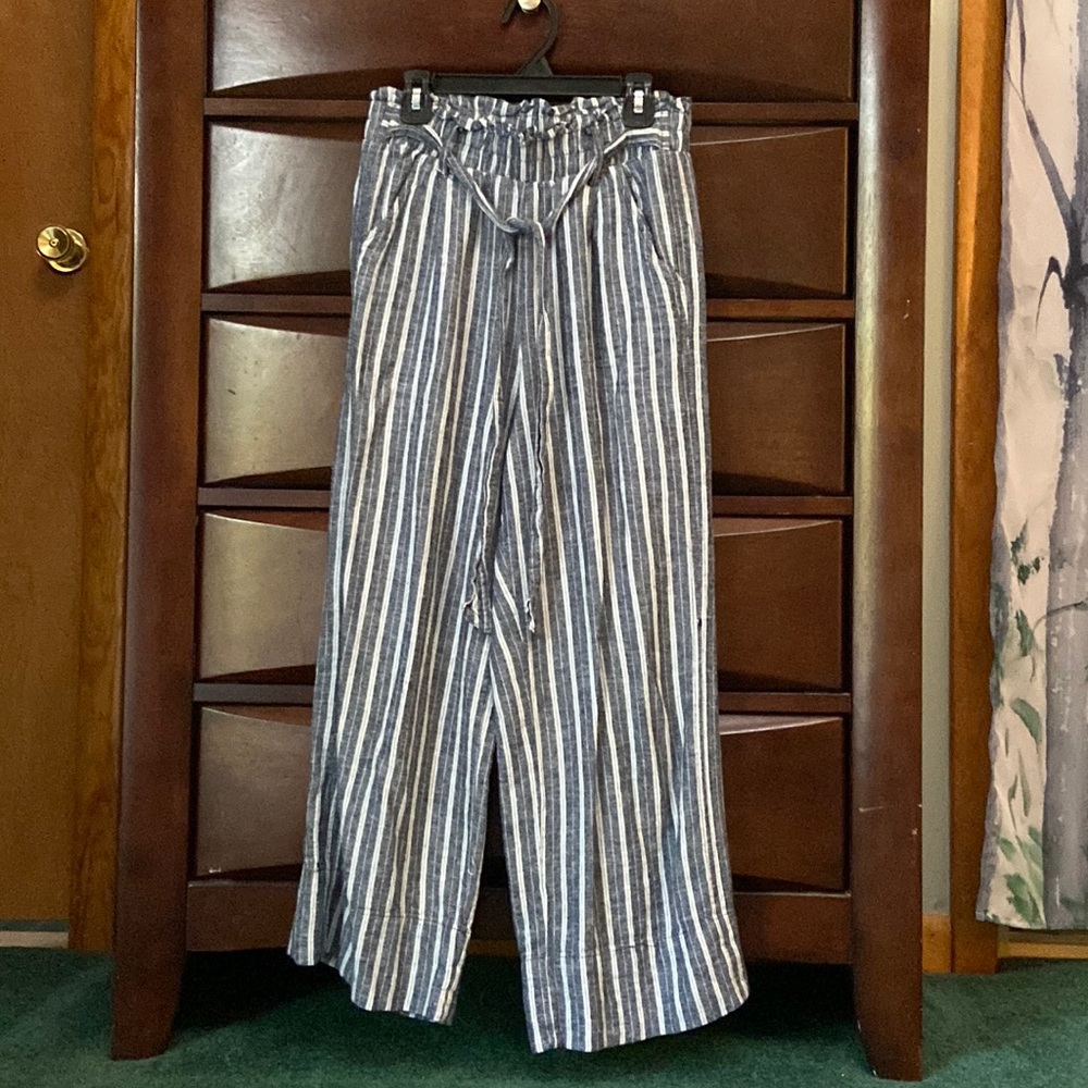 Nox Rose high waisted striped pants
